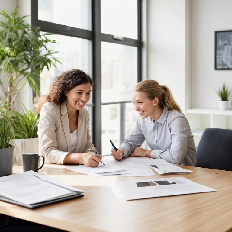 Experten unterstützen Kunden bei einer Immobilientransaktion